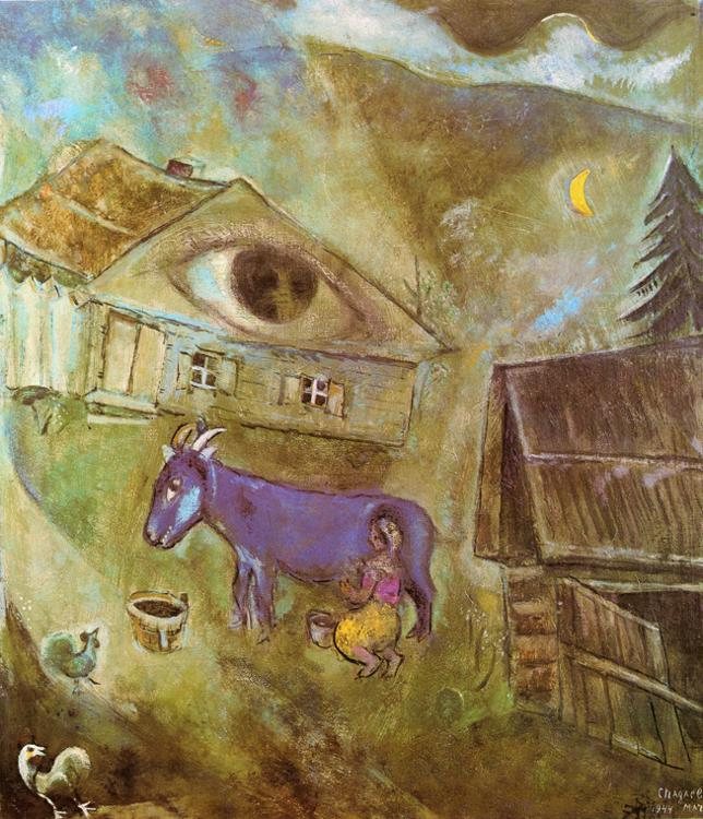 Marc Chagall The House with the Green Eye